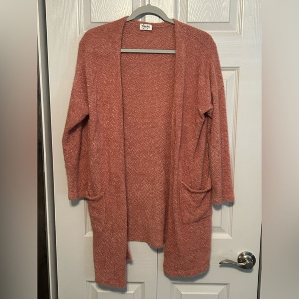 Gameday Gal by Texas True Threads Women’s open fuzzy cardigan size small‎